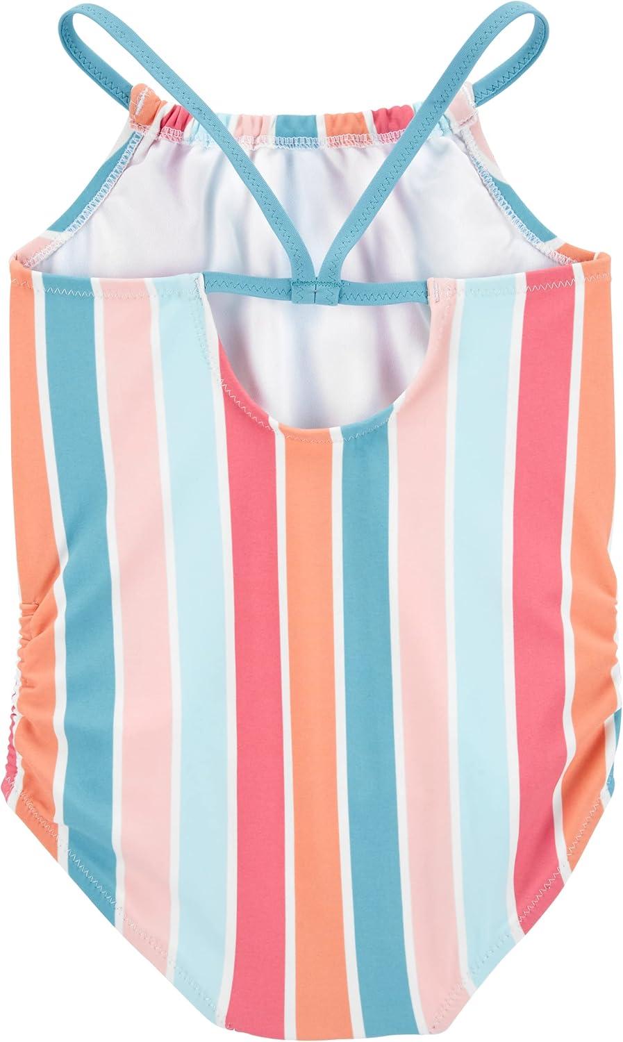 imageOshKosh BGosh Girls OnePiece SwimsuitVertical Stripes
