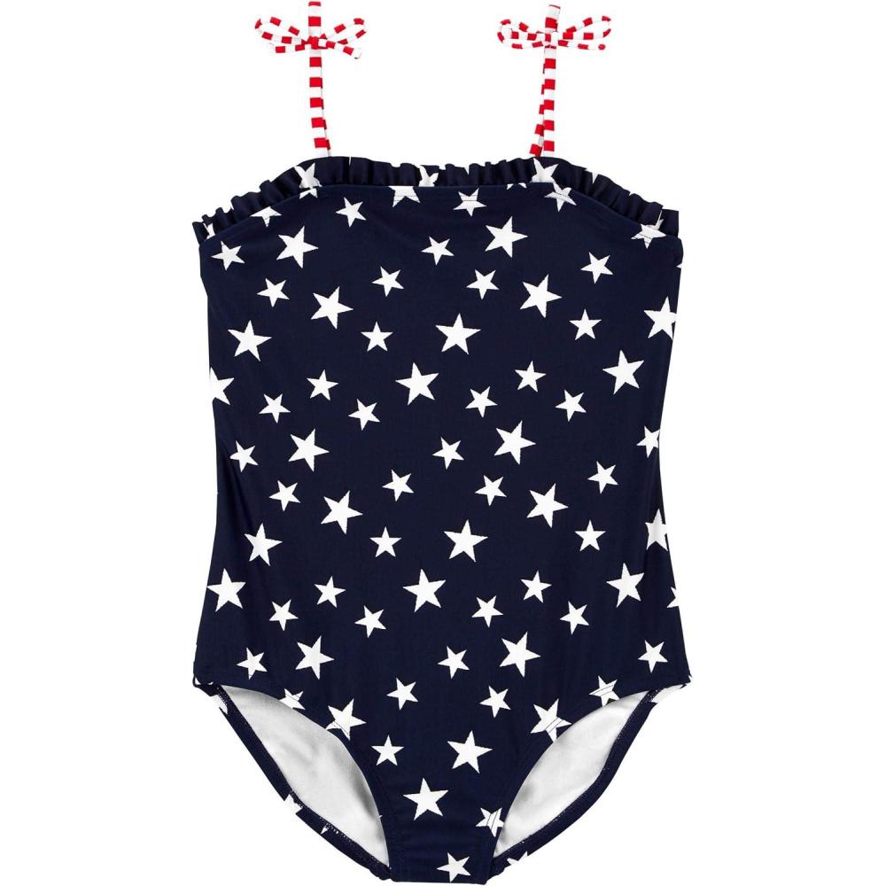 imageOshKosh BGosh Girls OnePiece SwimsuitAmerican Flag