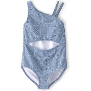 OshKosh B’Gosh Girls One-Piece Swimsuit(Blue/White Bandana)
