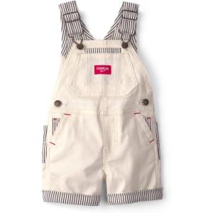OSHKOSH B’GOSH baby-boys World’s Best Overalls(Solid White)