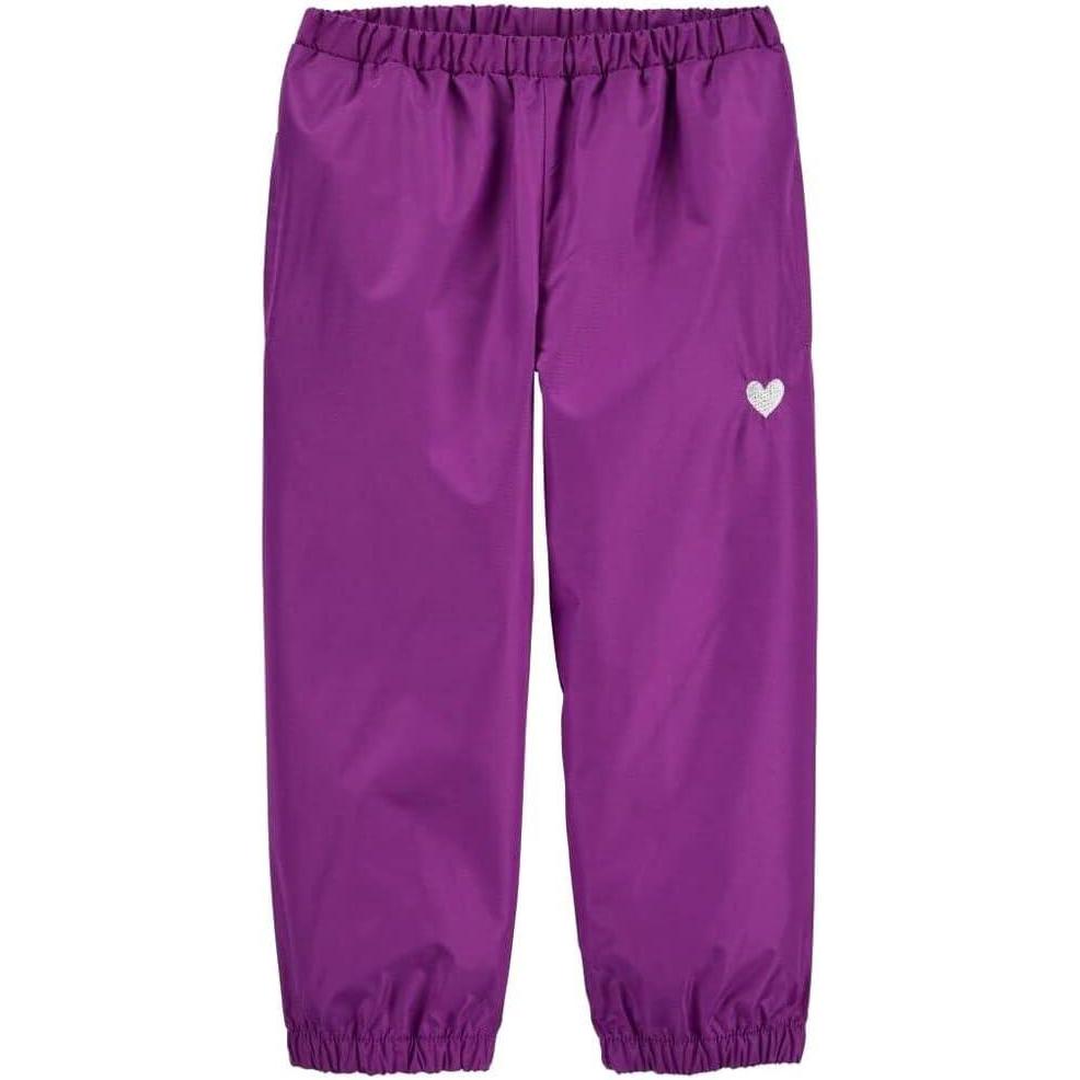 imageOSHKOSH BGOSH ToddlerLittleBig Girls Trail and Rain Splash PantsPurple