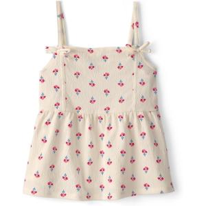 OshKosh B’Gosh Baby-Girls Sleeveless Fashion Top(White/Pink Floral)