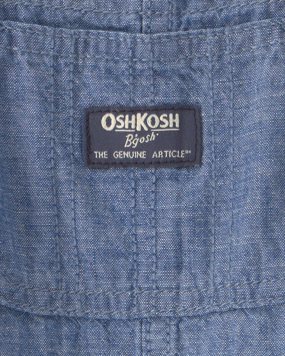 imageOshKosh BGosh Boy Worlds Best Overalls Blue 3M