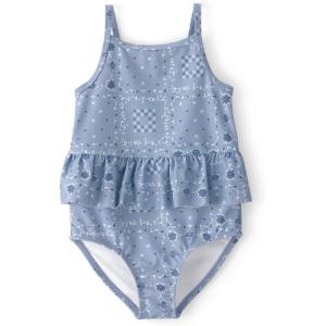 OshKosh B’Gosh Baby-Girls One-piece Swimsuit(Blue Bandana)