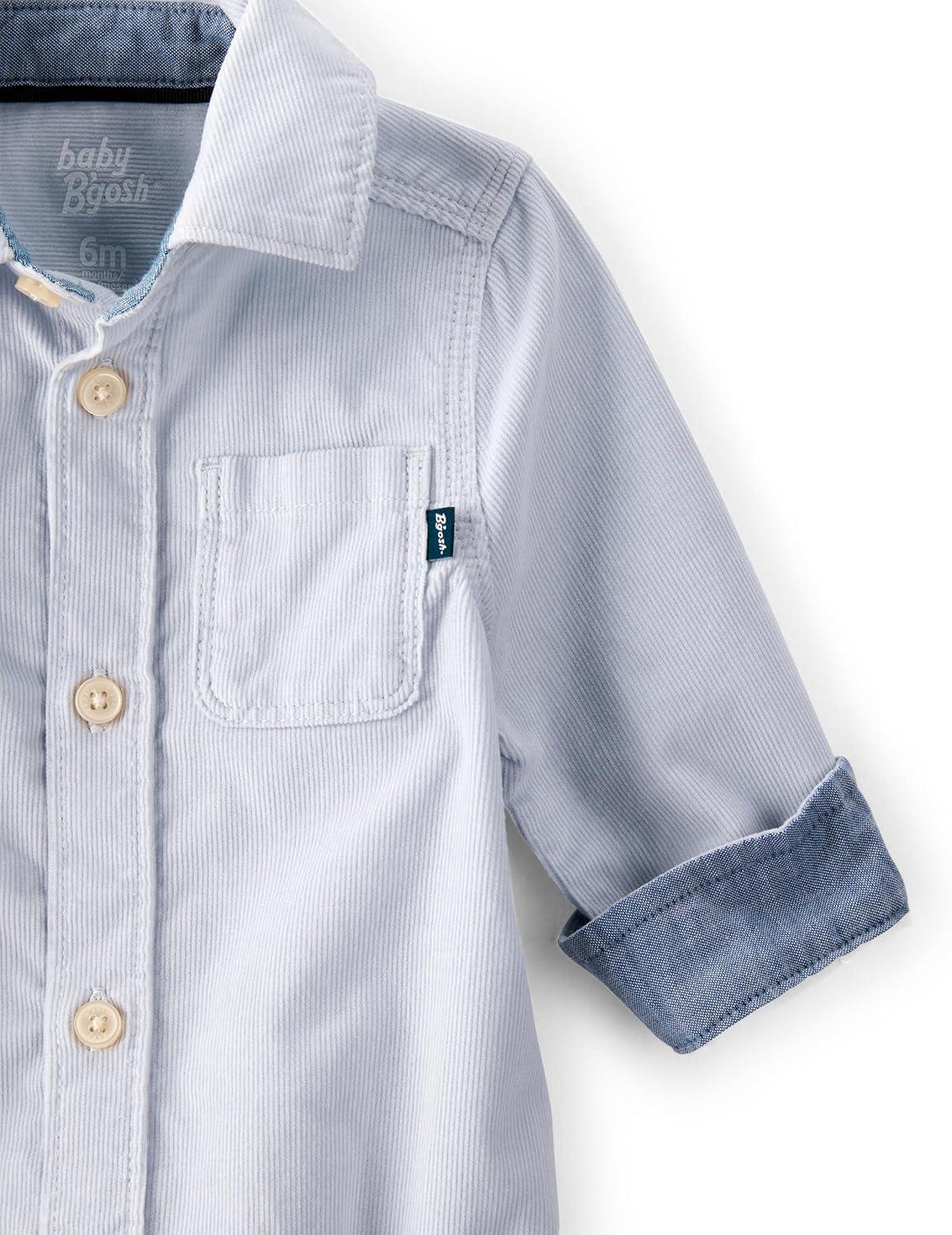 imageOSHKOSH BGOSH Baby Boys Buttonfront BodysuitBlue