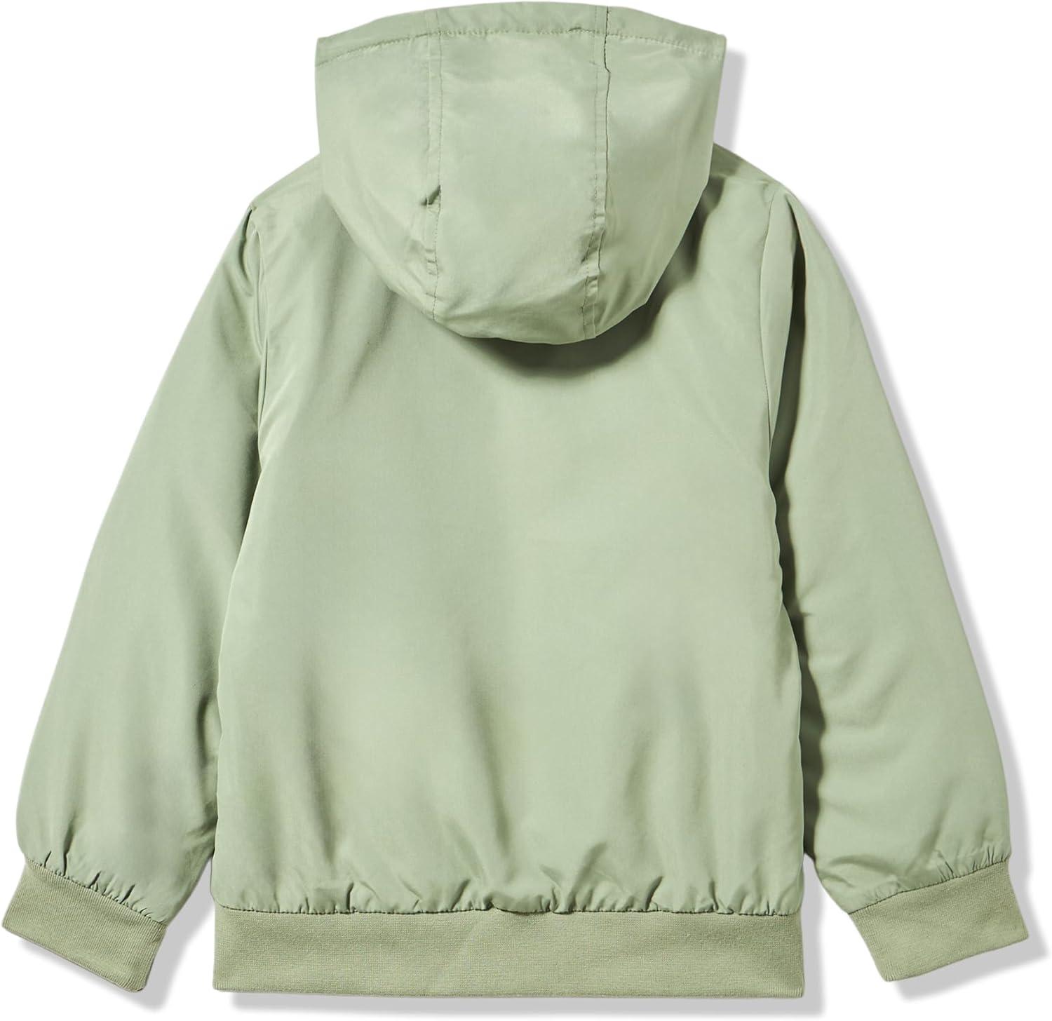 imageOSHKOSH BGOSH babyboys Hooded Midweight JacketOlive