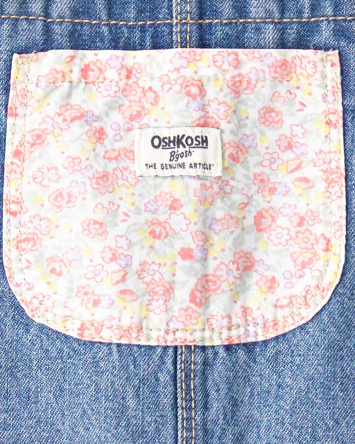 imageOshkosh Girls Worlds Best OverallsDenim Floral