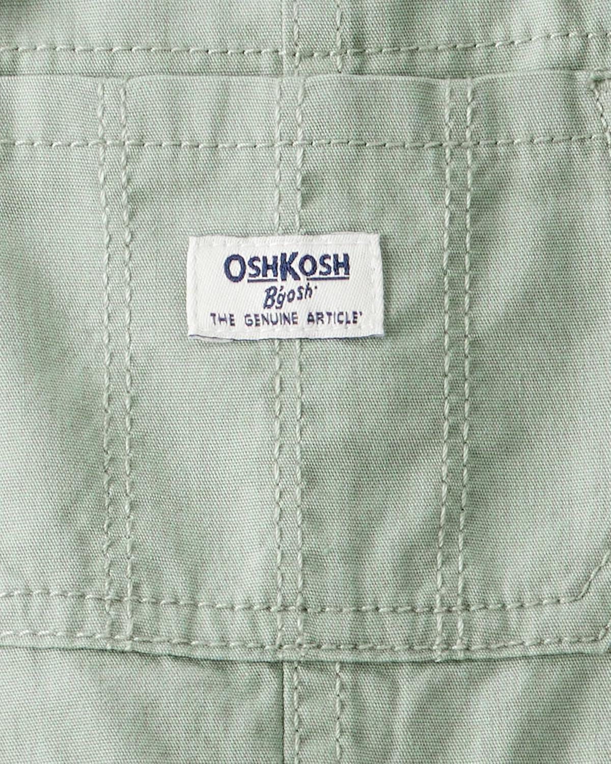 imageOshkosh Girls Worlds Best OverallsGreen Canvas