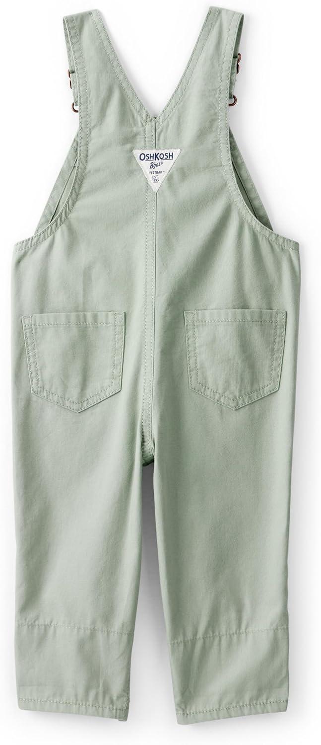 imageOshkosh Girls Worlds Best OverallsGreen Canvas