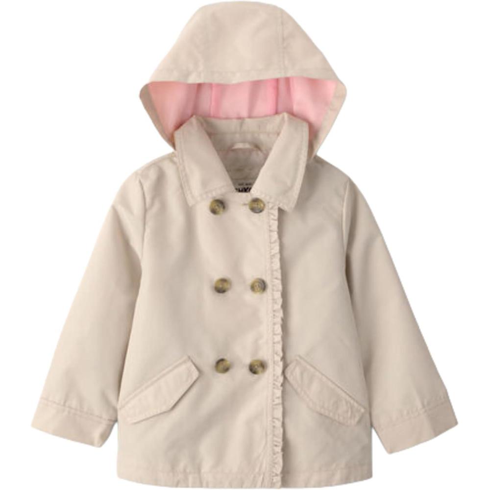 imageOSHKOSH BGOSH babyboys Hooded Midweight JacketKhaki