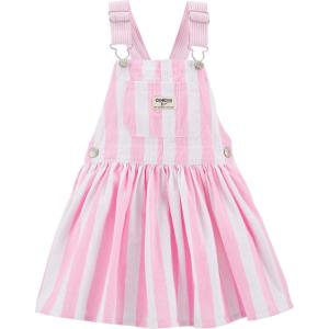 Oshkosh Girls World’s Best Overalls(Pink/White Stripe)