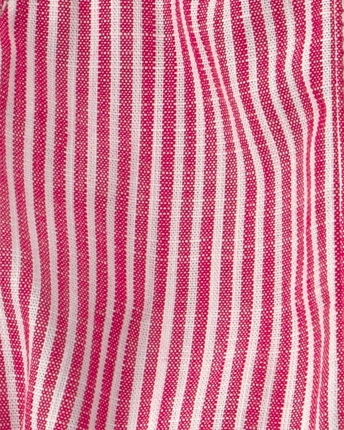 imageOSHKOSH BGOSH Baby Boys Worlds Best OverallsRedWhite Striped