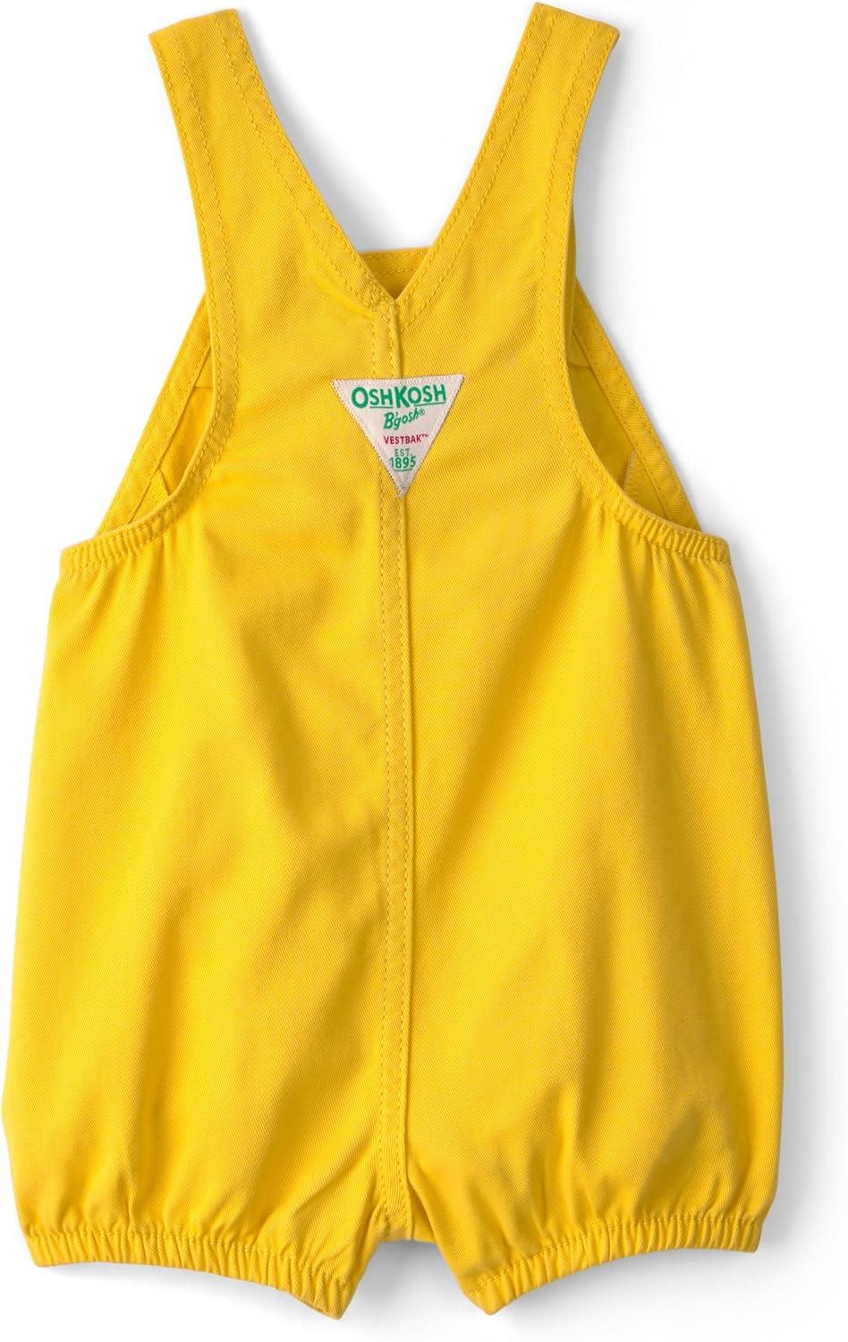 imageOSHKOSH BGOSH Baby Boys Worlds Best OverallsSolid Yellow