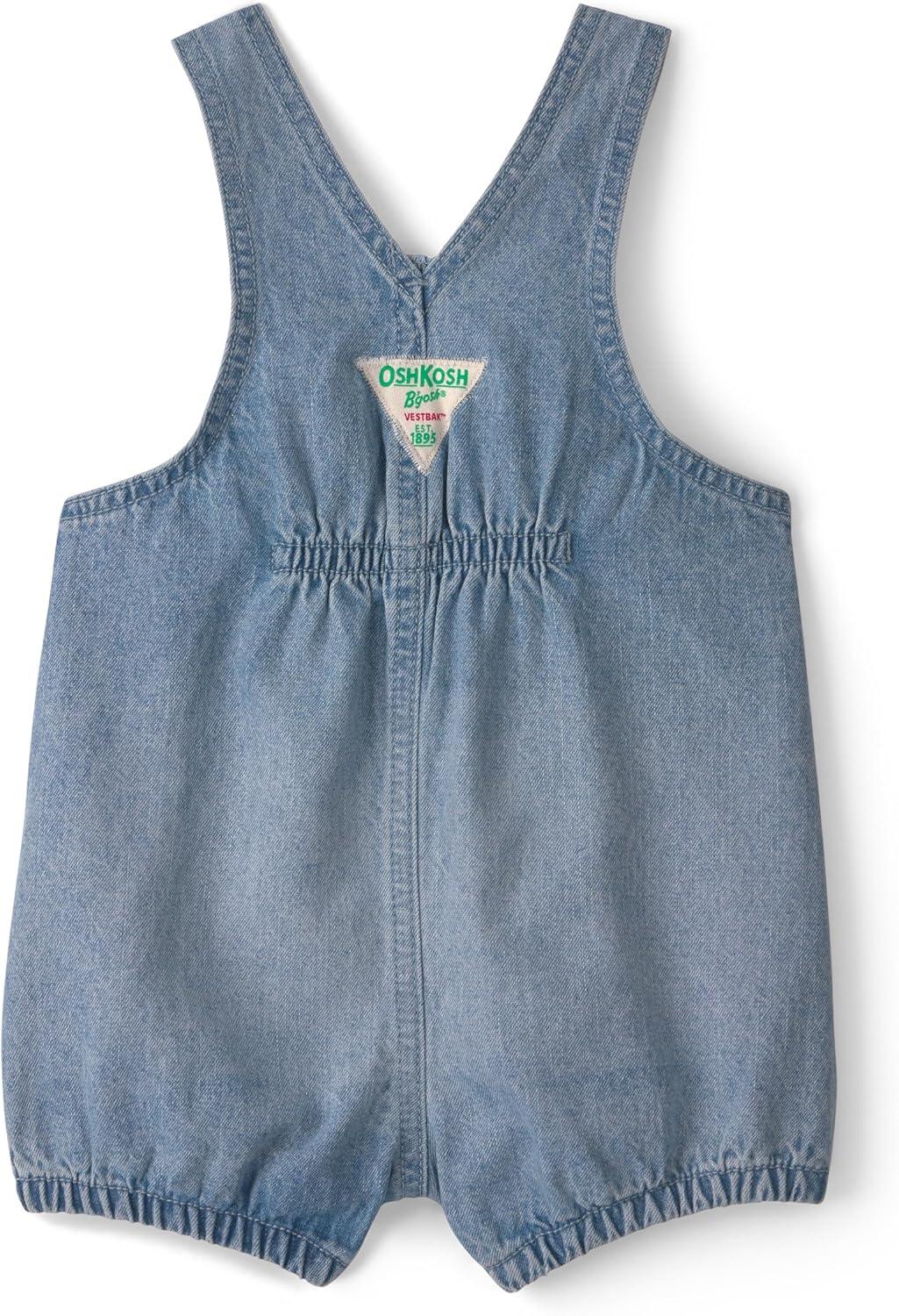 imageOshkosh Girls Worlds Best OverallsLight Blue