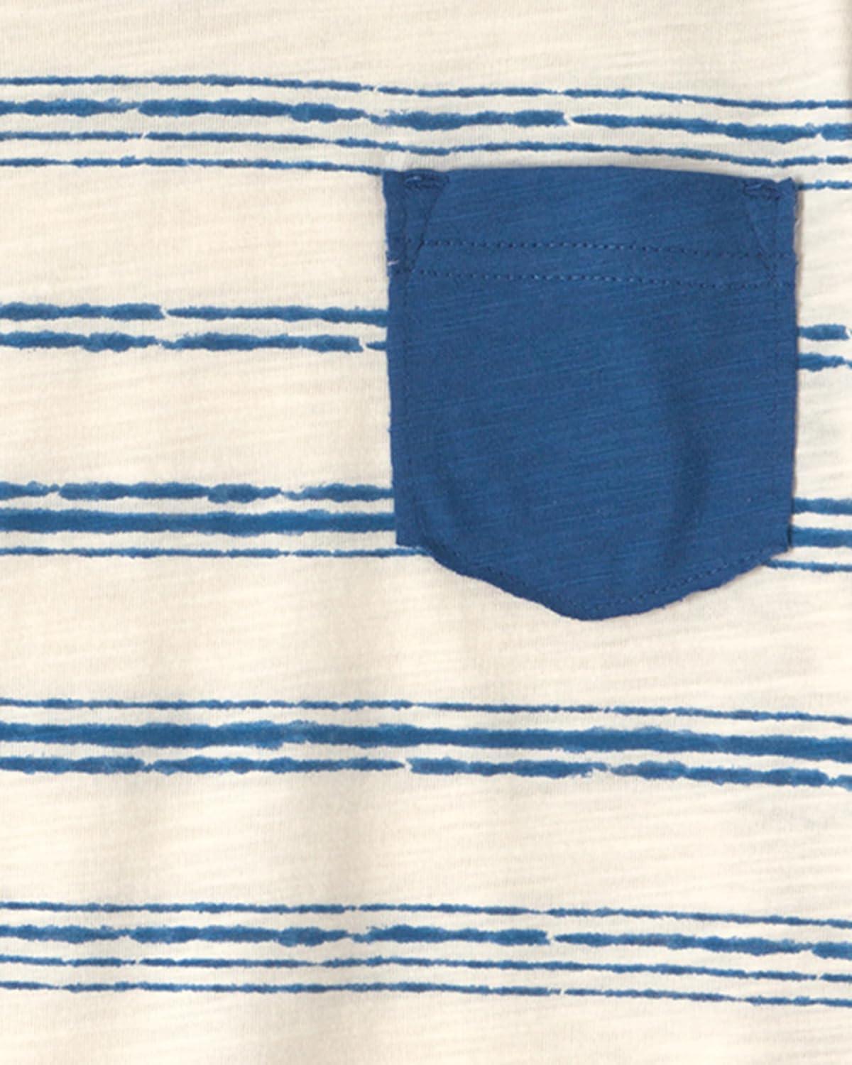 imageOshKosh BGosh Boys Short Sleeve Pocket TeeWhite