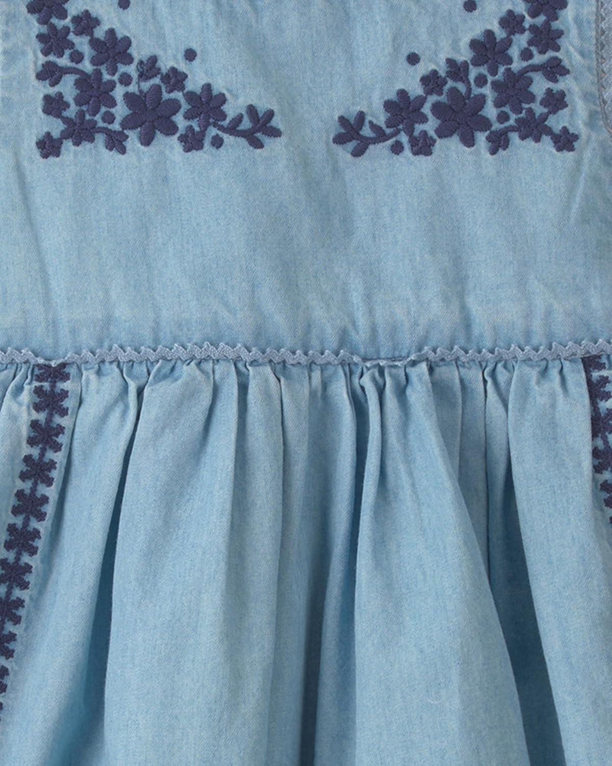 imageOshKosh BGosh Girls DressChambray Embroidery