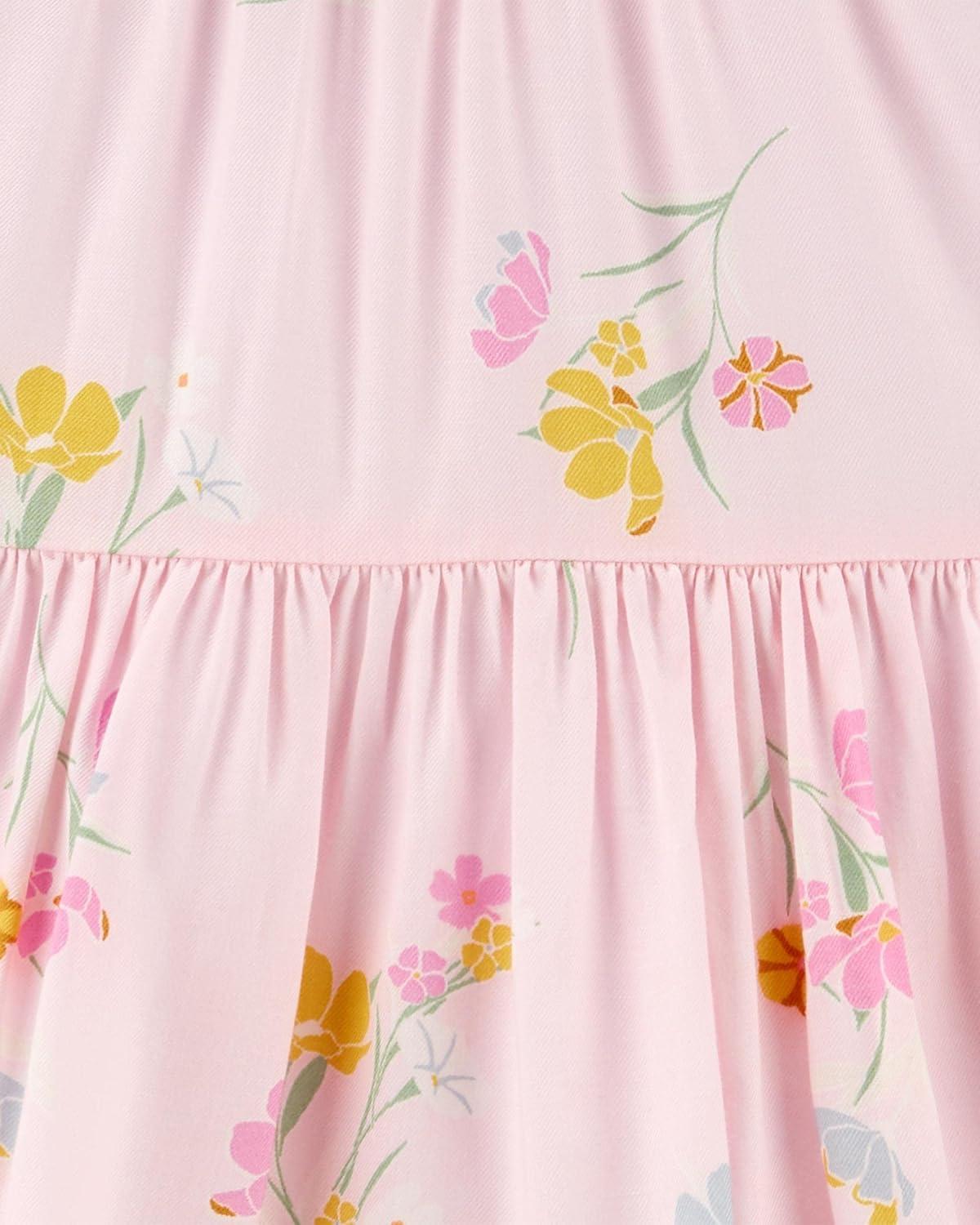 imageOshKosh BGosh Girls DressPink Floral Print