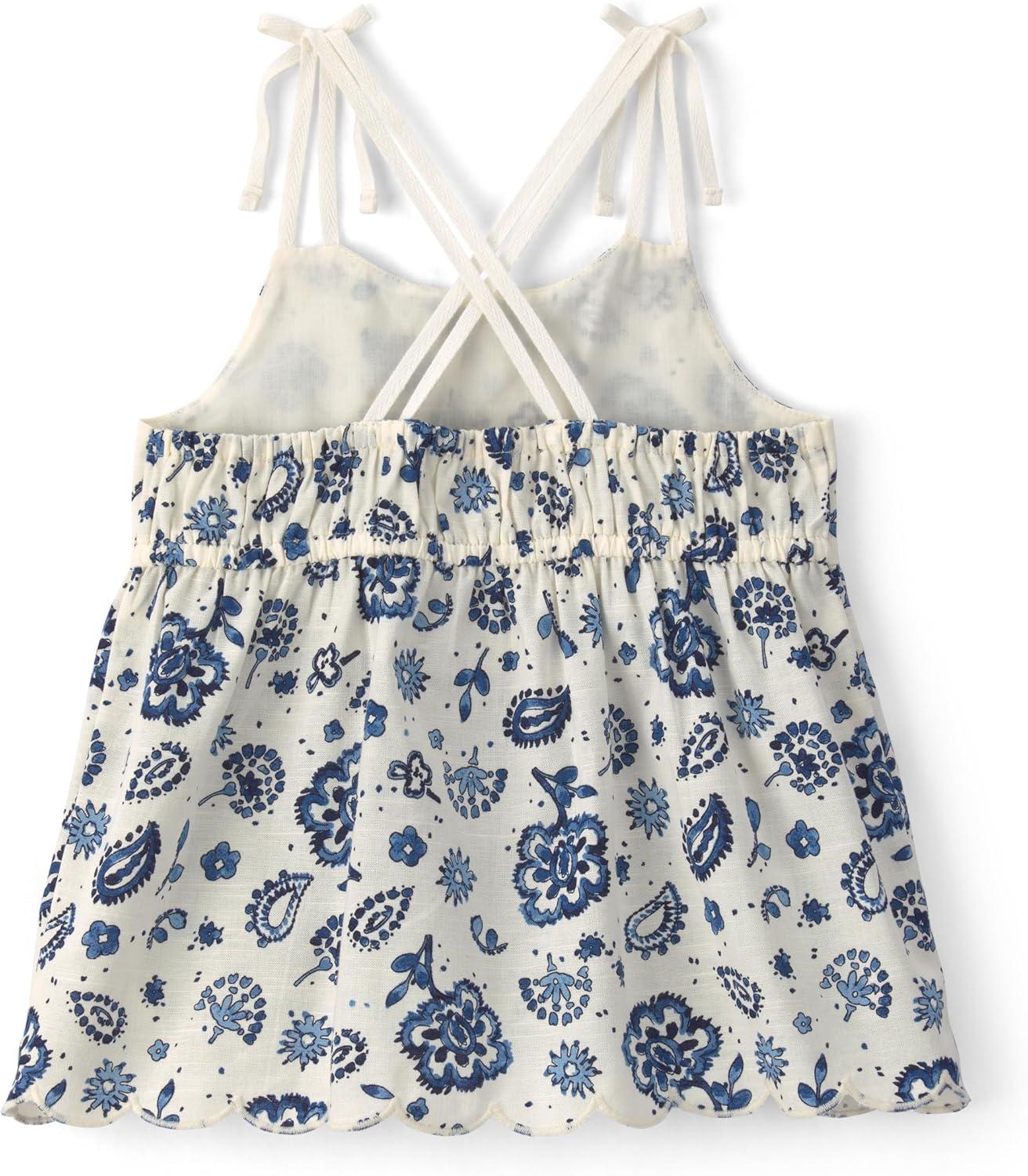 imageOshKosh BGosh Girls Sleeveless Fashion TopBlueWhite Paisley