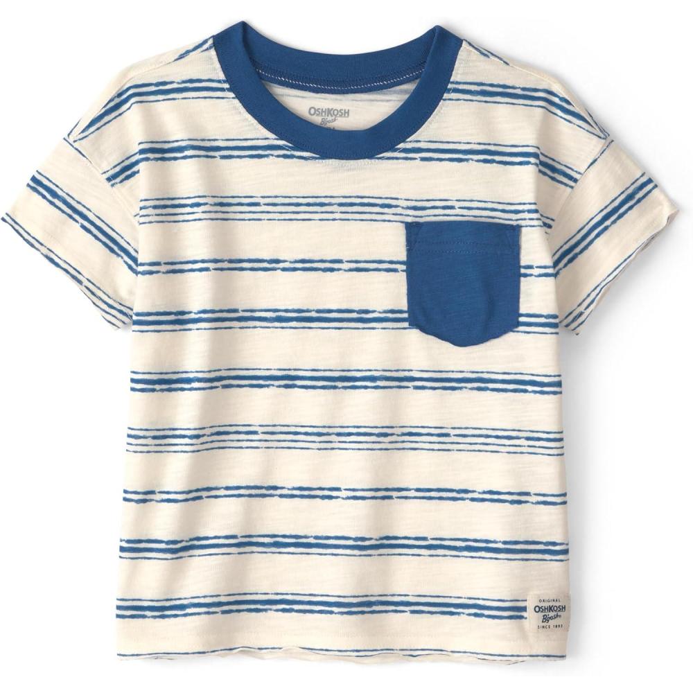 imageOshKosh BGosh Boys Short Sleeve Pocket TeeWhite