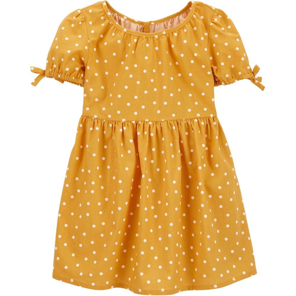 imageOshKosh BGosh Girls DressGolden Fields Dots