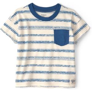 OshKosh B’Gosh Boys’ Short Sleeve Pocket Tee(White)