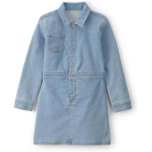 OshKosh B’Gosh Girls’ Dress(Blue Knit Denim)