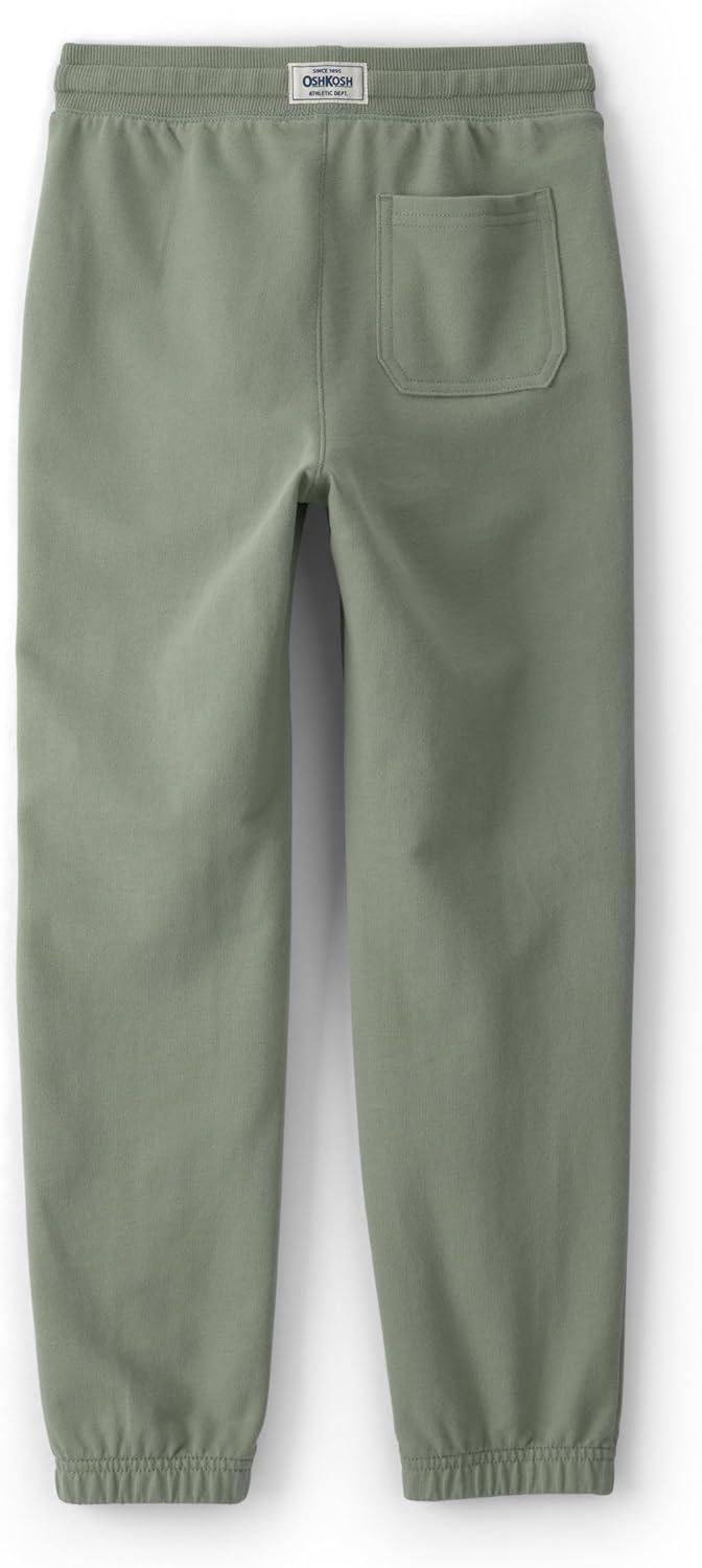 imageOSHKOSH BGOSH Boys Fleece JoggersJanuary Green
