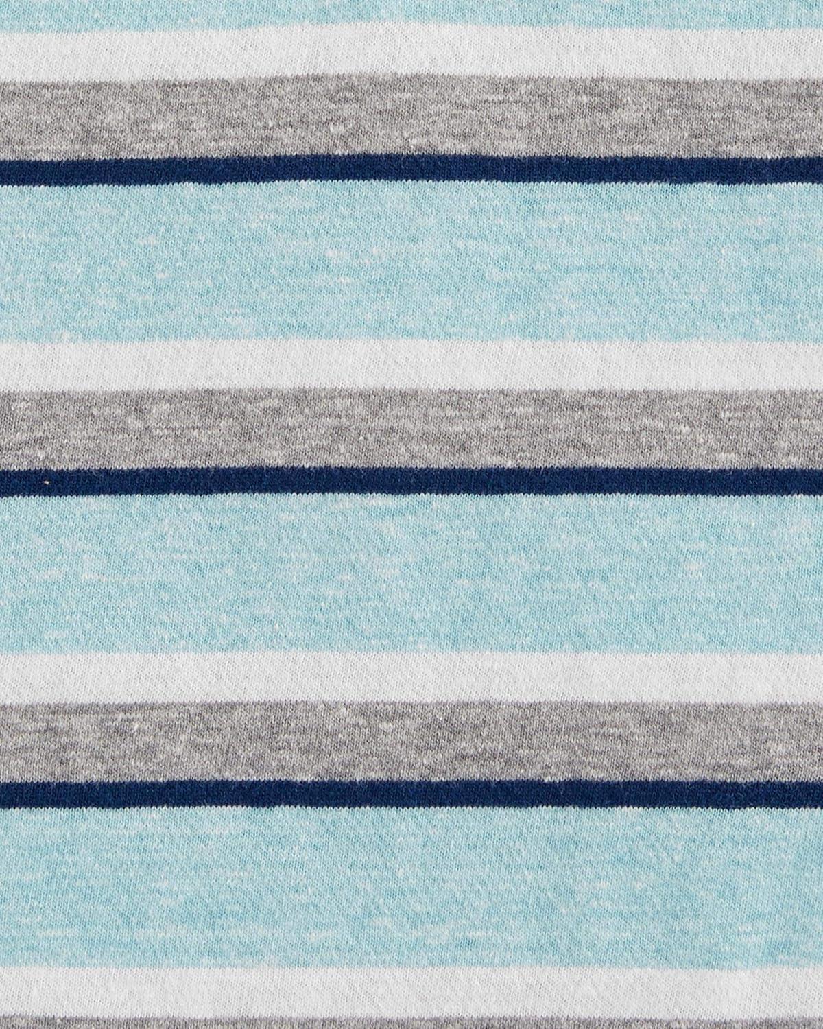imageOSHKOSH BGOSH Baby Boys BodysuitTourist Blue Stripe