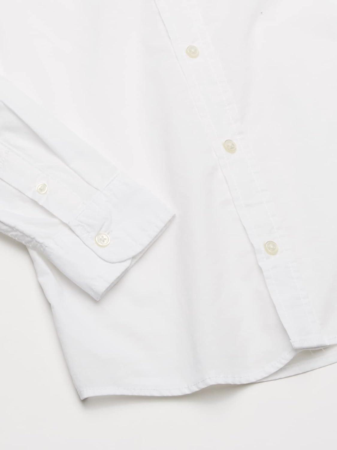imageOshKosh BGosh Boys Long Sleeve Woven Buttonfront ShirtWhite