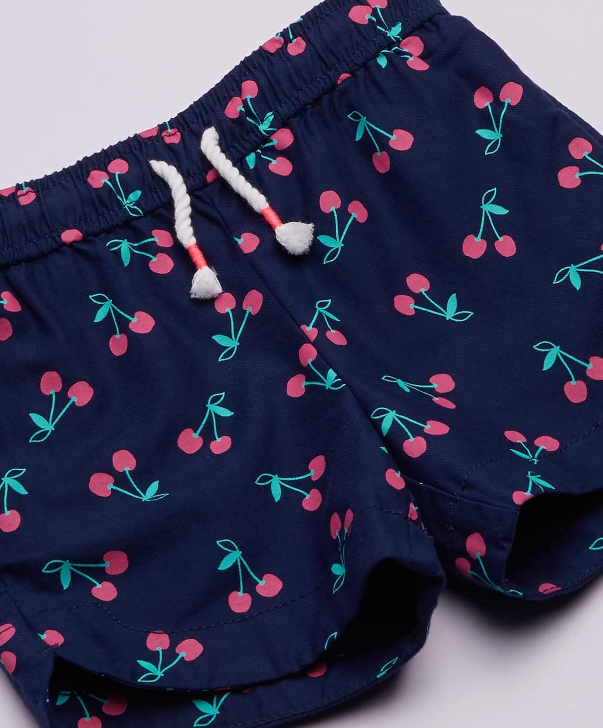 imageOshKosh BGosh Girls Pullon ShortsNavy Cherry