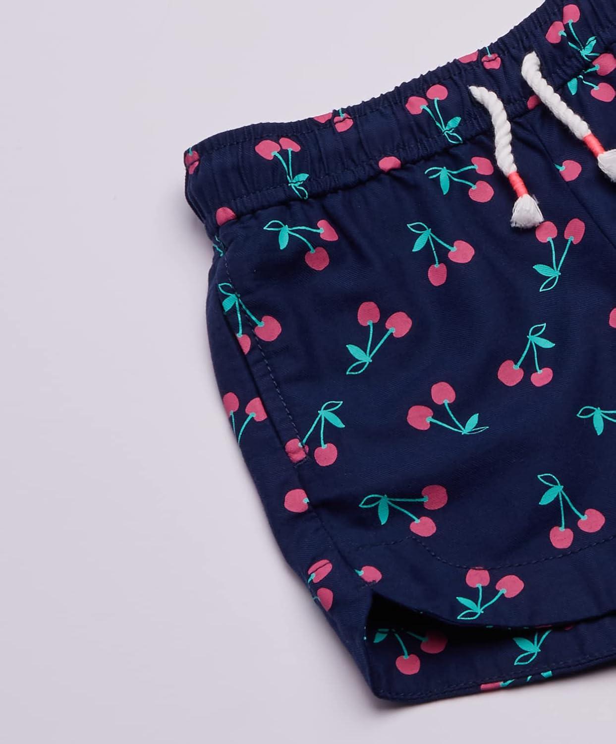imageOshKosh BGosh Girls Pullon ShortsNavy Cherry