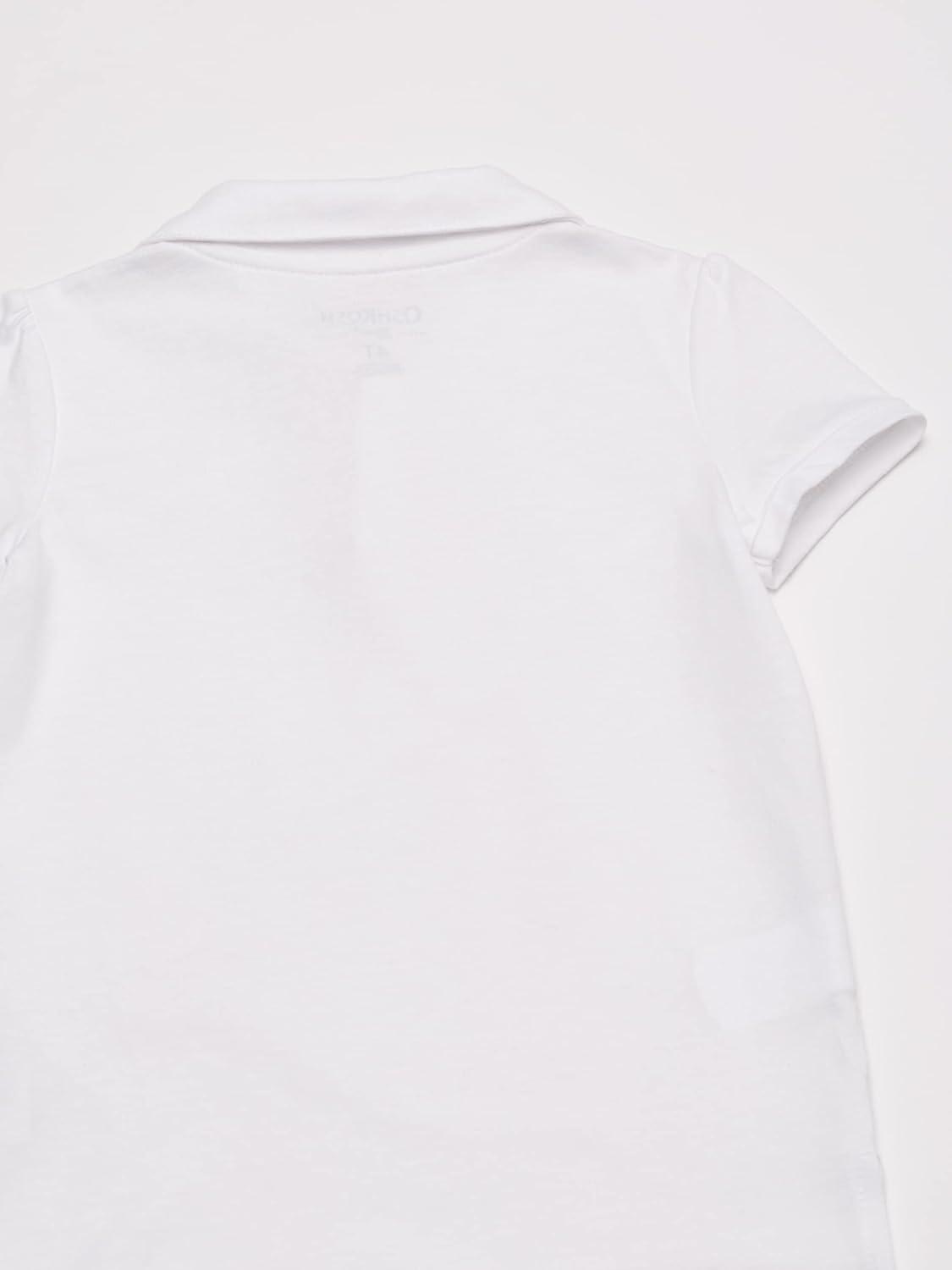 imageOshKosh BGosh Girls ShortSleeve Uniform PoloIvory