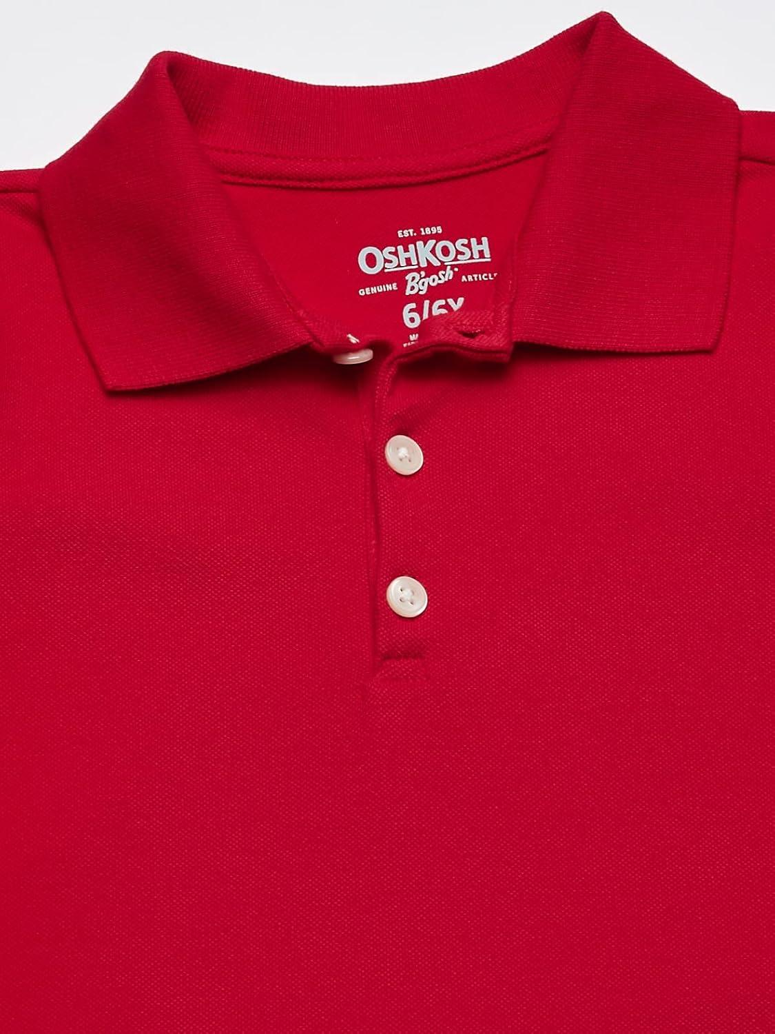 imageOshKosh BGosh Girls ShortSleeve Uniform PoloRed