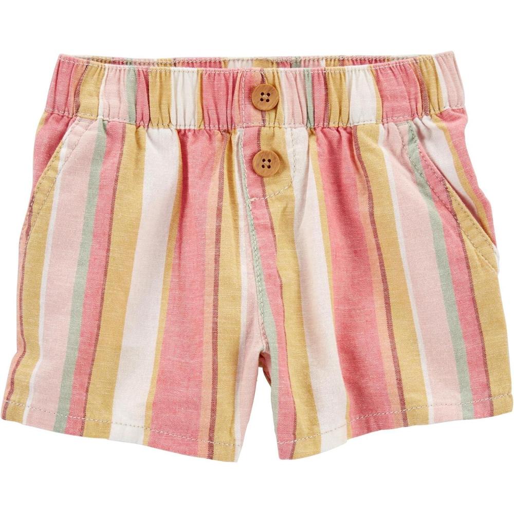 imageOshKosh BGosh Girls Pullon ShortsMulti Stripe1
