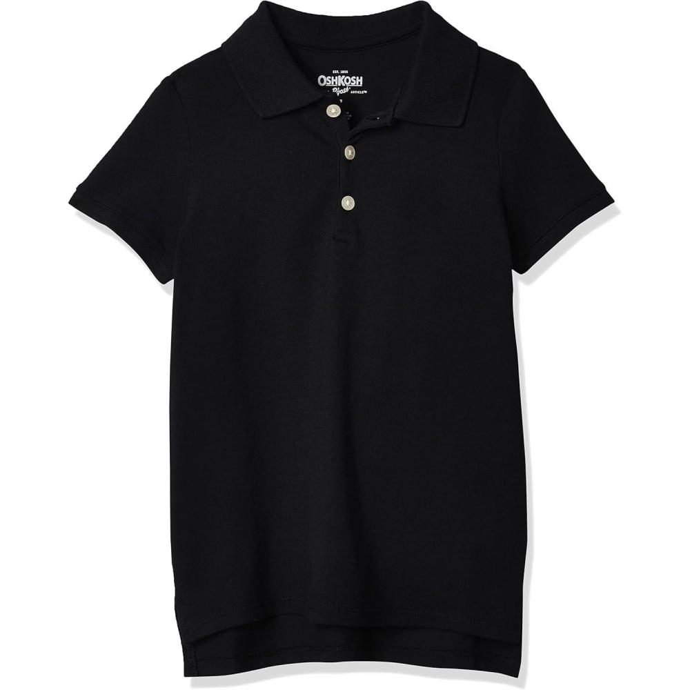 imageOshKosh BGosh Girls ShortSleeve Uniform PoloBlack1