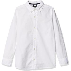 OshKosh B’Gosh Boys’ Long Sleeve Woven Buttonfront Shirt(White)