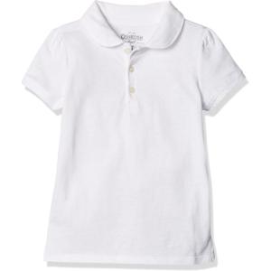 OshKosh B’Gosh Girls’ Short-Sleeve Uniform Polo(Ivory)