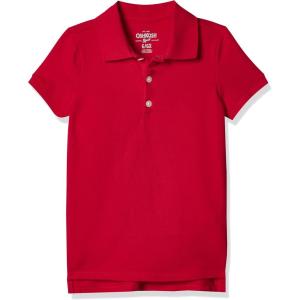OshKosh B’Gosh Girls’ Short-Sleeve Uniform Polo(Red)
