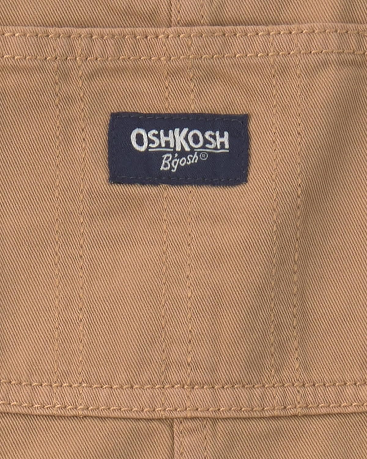 imageOSHKOSH BGOSH Baby Boys Worlds Best OverallsBrown Cargo