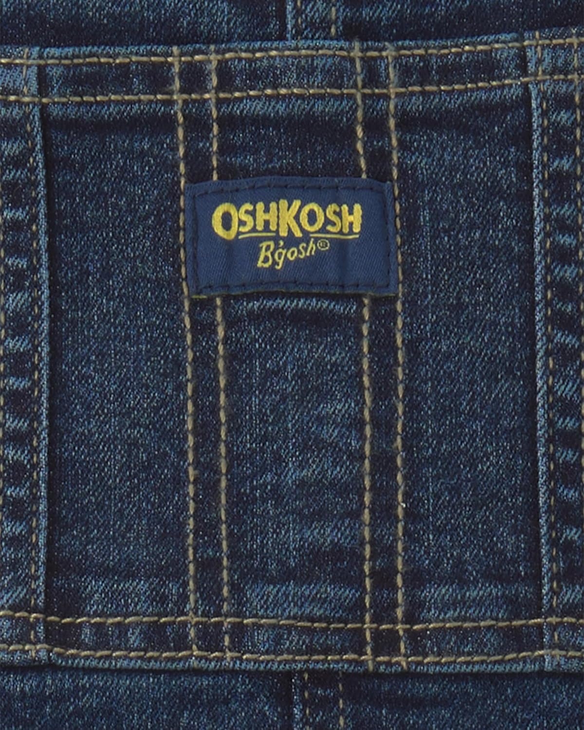 imageOSHKOSH BGOSH Baby Boys Worlds Best OverallsDark Wash Denim