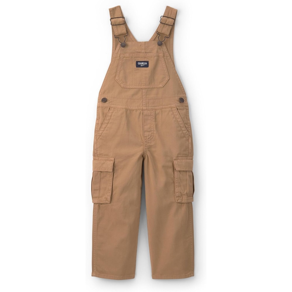 imageOSHKOSH BGOSH Baby Boys Worlds Best OverallsBrown Cargo