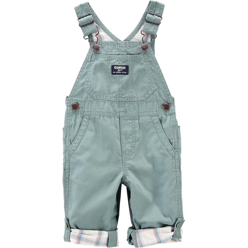 imageOSHKOSH BGOSH Baby Boys Worlds Best OverallsLight Olive