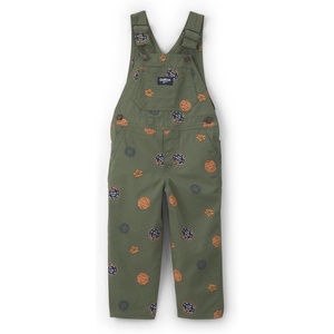 OSHKOSH B’GOSH Baby Boys World’s Best Overalls(Green Patchwork Print)