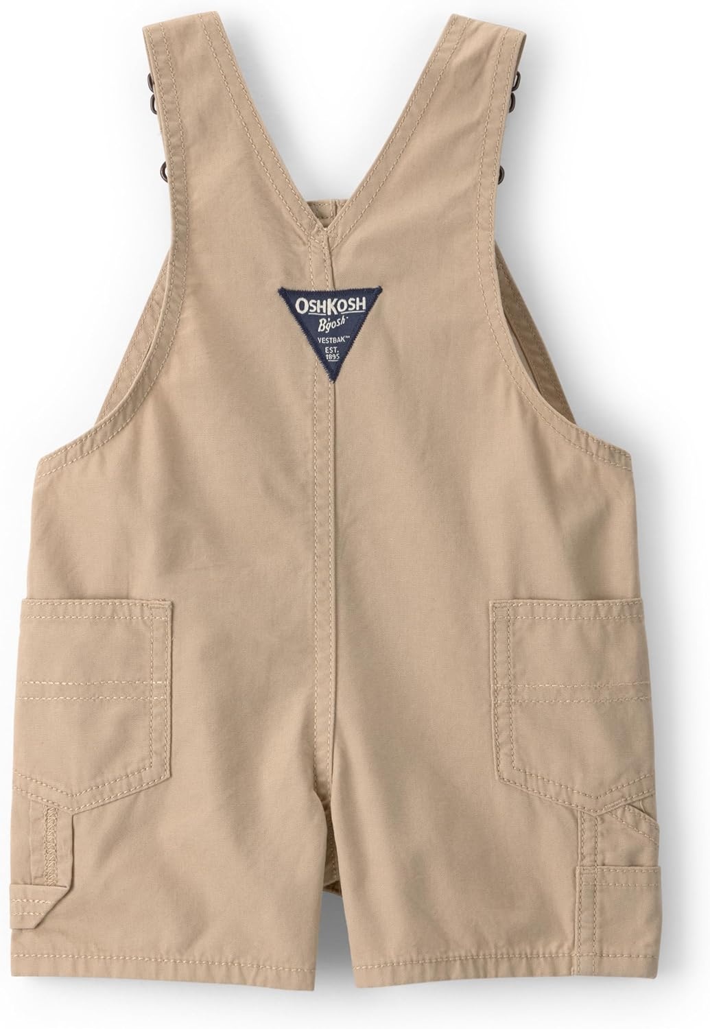 imageOSHKOSH BGOSH Baby Boys Worlds Best OverallsKhaki Shortall