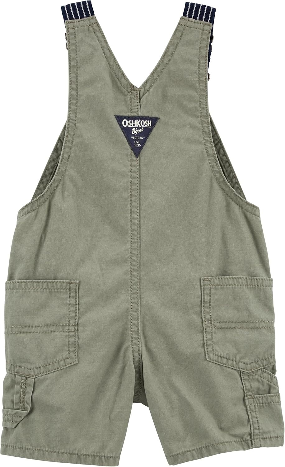 imageOSHKOSH BGOSH Baby Boys Worlds Best OverallsOlive Shortall