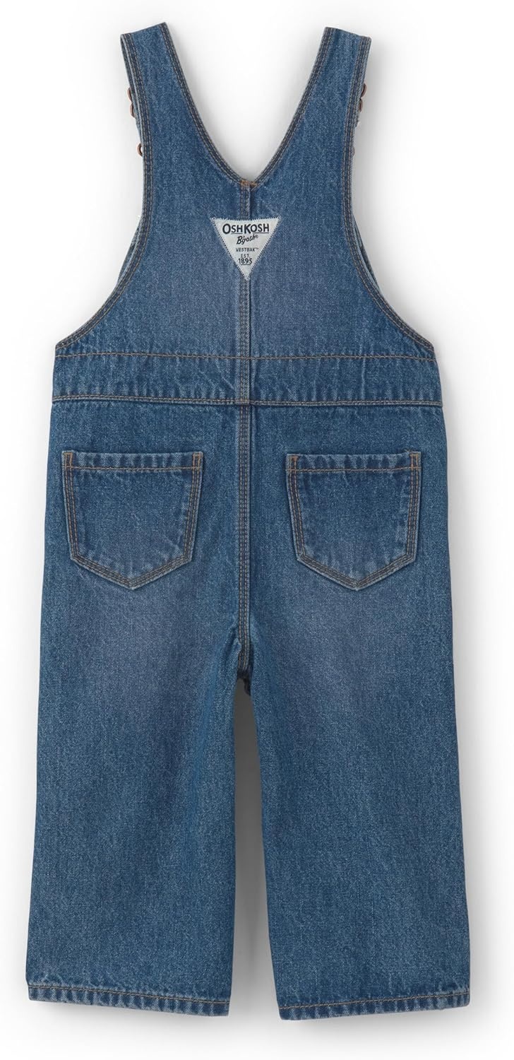 imageOSHKOSH BGOSH babygirls Worlds Best OverallsBlue Denim