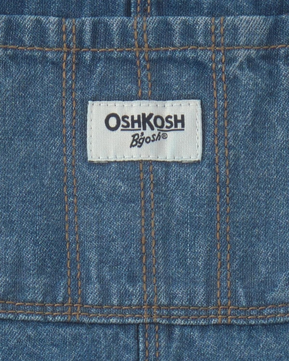 imageOSHKOSH BGOSH babygirls Worlds Best OverallsBlue Medium Wash