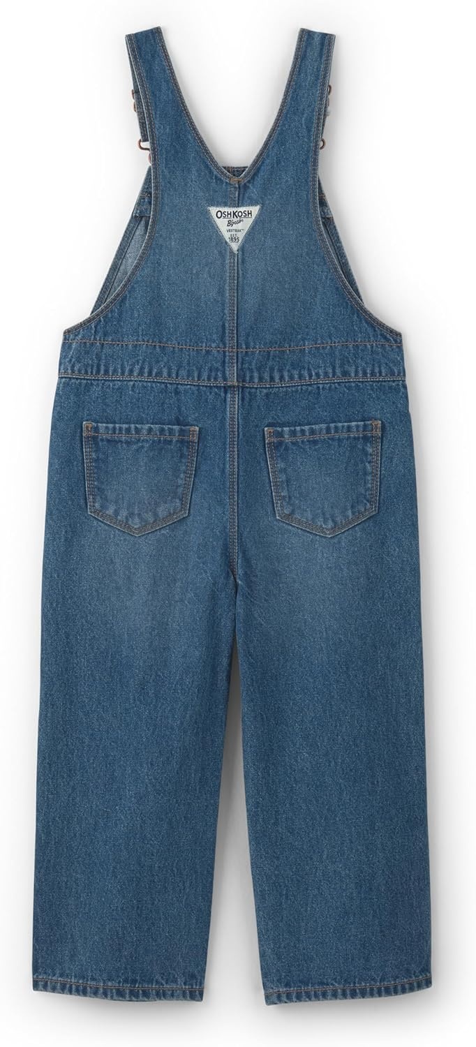 imageOSHKOSH BGOSH babygirls Worlds Best OverallsBlue Medium Wash