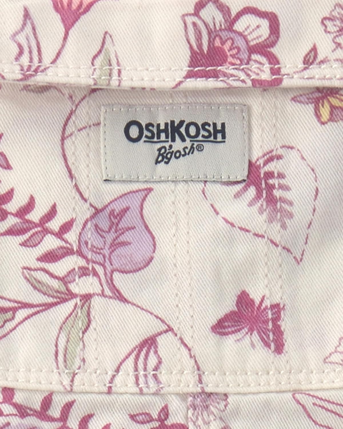 imageOSHKOSH BGOSH babygirls Worlds Best OverallsIvory Floral