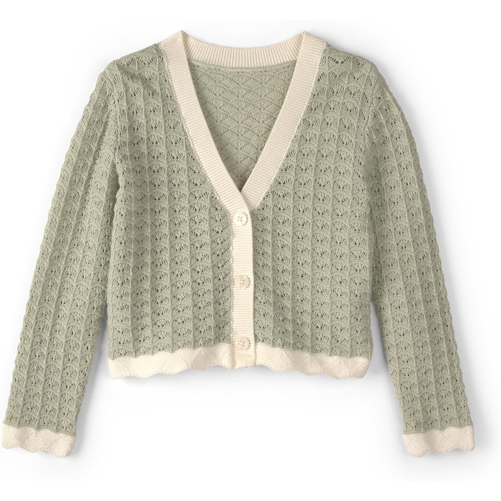 imageOSHKOSH BGOSH Girls Cardigan SweaterGreen Light